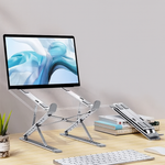 Support Ergonomique - Largeur Réglable - Repliable - Léger - Angles de vue Variables