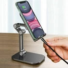 Support de bureau pliable pour téléphone et tablette, support/cradle pour iPhone.