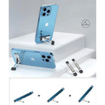 Support de téléphone portable pliable et transportable en acrylique